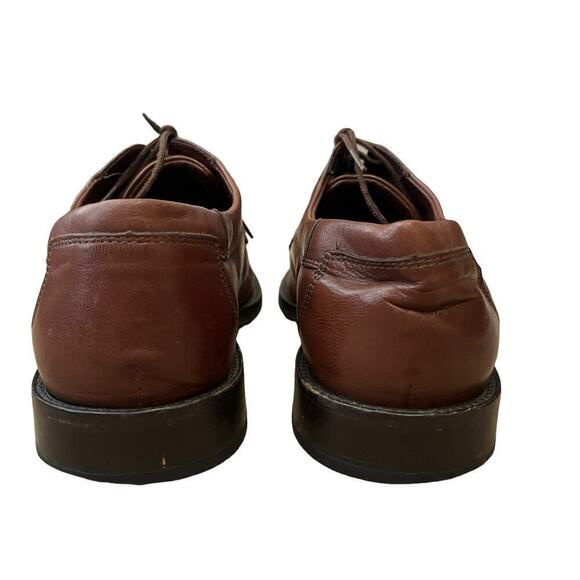 Johnston & Murphy Men’s Leather Cap Toe Oxfords Dress Shoes Tan Size 8.5 - Picture 8 of 12